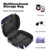 Period Bag,Sanitary Napkin Storage Bag,Colorful Floral Plant Swan,Tampon Holder for Purse view 4
