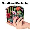 YTYVAGT Sanitary Napkin Storage Bag,Period Bag,Pad Bag,Cacti Flower Cactus,Period Pouch view 2