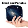 Period Bag,Sanitary Napkin Storage Bag,Universe Dream and Sky Planet,Tampon Bag for Purse view 2