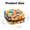 Sanitary Napkin Storage Bag,Period Bag,Crabs and Leaf Dots,Sanitary Bags for Feminine Products view 2