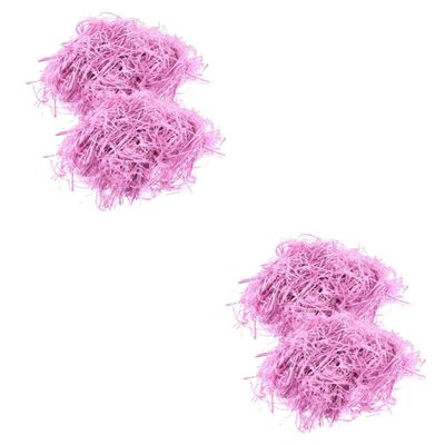 Beaupretty 4packs Easter Shredded Paper Wrinkling Paper Box Filling Decorations for Christmas