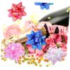 IMIKEYA 300pcs Mixed Pull Bows for Wrapping Birthday Parties Weddings Christmas Decor Wrap Ribbons for Present Decoration Showers view 3