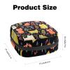 YTYVAGT Sanitary Napkin Storage Bag,Period Bag,Cat Bird Dog and Flower,Sanitary Bags for Feminine Products view 2
