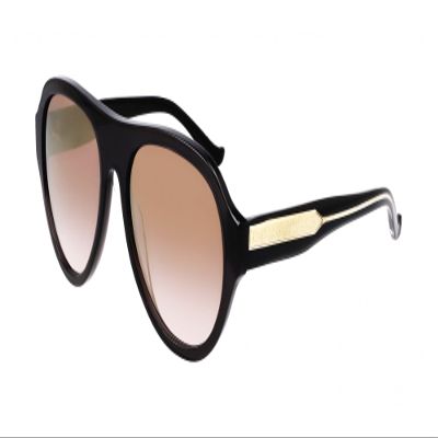 DONNA KARAN DO514S 001 BLACK CRYSTAL 56/17/140 FEMALE Sunglasses