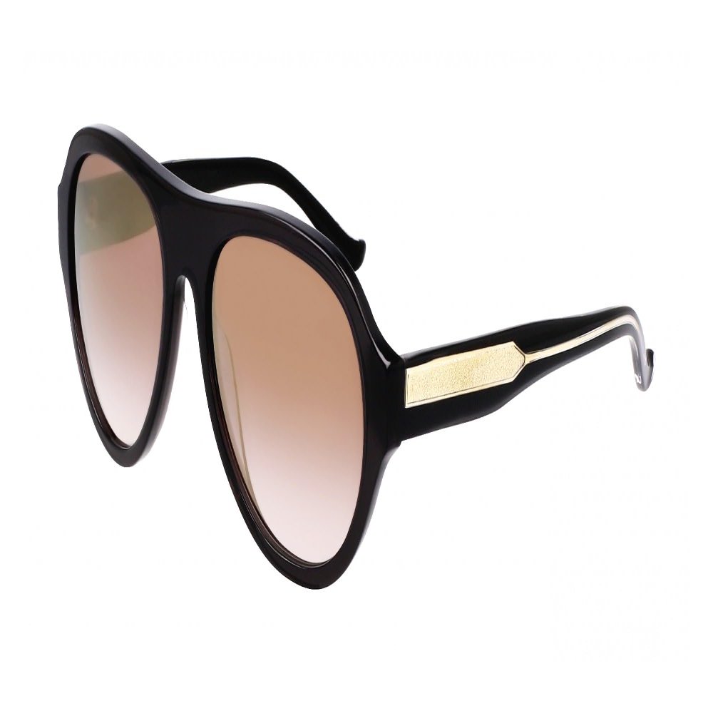 DONNA KARAN DO514S 001 BLACK CRYSTAL 56/17/140 FEMALE Sunglasses