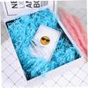Beaupretty 15packs Shredded Paper Filament Box Filler Blue Paper for Bags Party Supplies view 3
