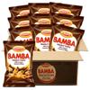 Osem Bamba Peanut Butter Puffs with Creamy Hazelnut Filling - Kosher Crunchy PB Snack with Chocolate Center, Oven Baked Treat with a Crunch - 2.1 oz Bag (Pack of 10) view 1