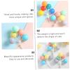 UPKOCH 12pcs Plastic Balloon Cake Toppers Creative Dessert Picks for Birthdays Anniversaries and Parties Fun Cake Decor for Themed Celebrations Easy to Install and Remove view 4