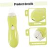 UPKOCH Rechargeable Electric Nail Clipper Set Automatic Nail Trimmer for Boy Girl and Adults Smooth Fingernail and Toenail Care Easy Operation Safe for Boy Girl Yellow view 2