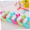 Beaupretty Plastic Dual Wheel Massage Roller Body Massager Tool for Neck Back and Muscle Relief Random Enhances Blood Flow Reduces Stress TPE Materials view 2