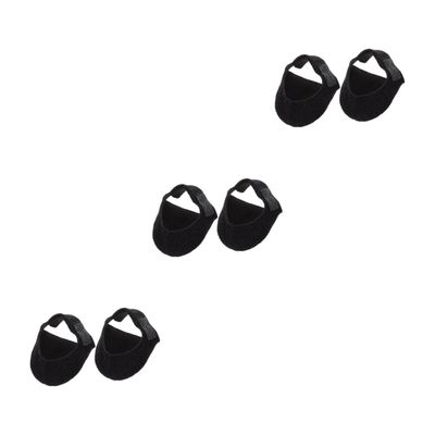 FRCOLOR 3pairs Heel Covers Shock Protective Cushions for Shoe Types Soft Non-Slip Pads to Alleviate Heel Discomfort