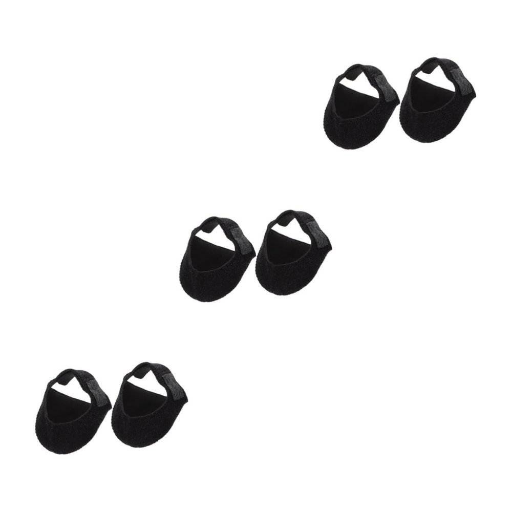 FRCOLOR 3pairs Heel Covers Shock Protective Cushions for Shoe Types Soft Non-Slip Pads to Alleviate Heel Discomfort