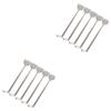 Beaupretty 10pcs Portable Back Scratchers Stainless Steel Scratching Tool Keyring for Men to Relieve Itch and Discomfort view 1