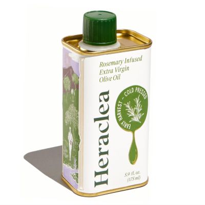 Heraclea - Rosemary Infused - Extra Virgin Olive Oil - Organic Olive Oil - Extra Virgin - Cold Pressed - Polyphenol Rich EVOO - 5.9oz Bottle