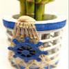Generic 12 Stalk Lucky Bamboo with Helm and Anchor view 3
