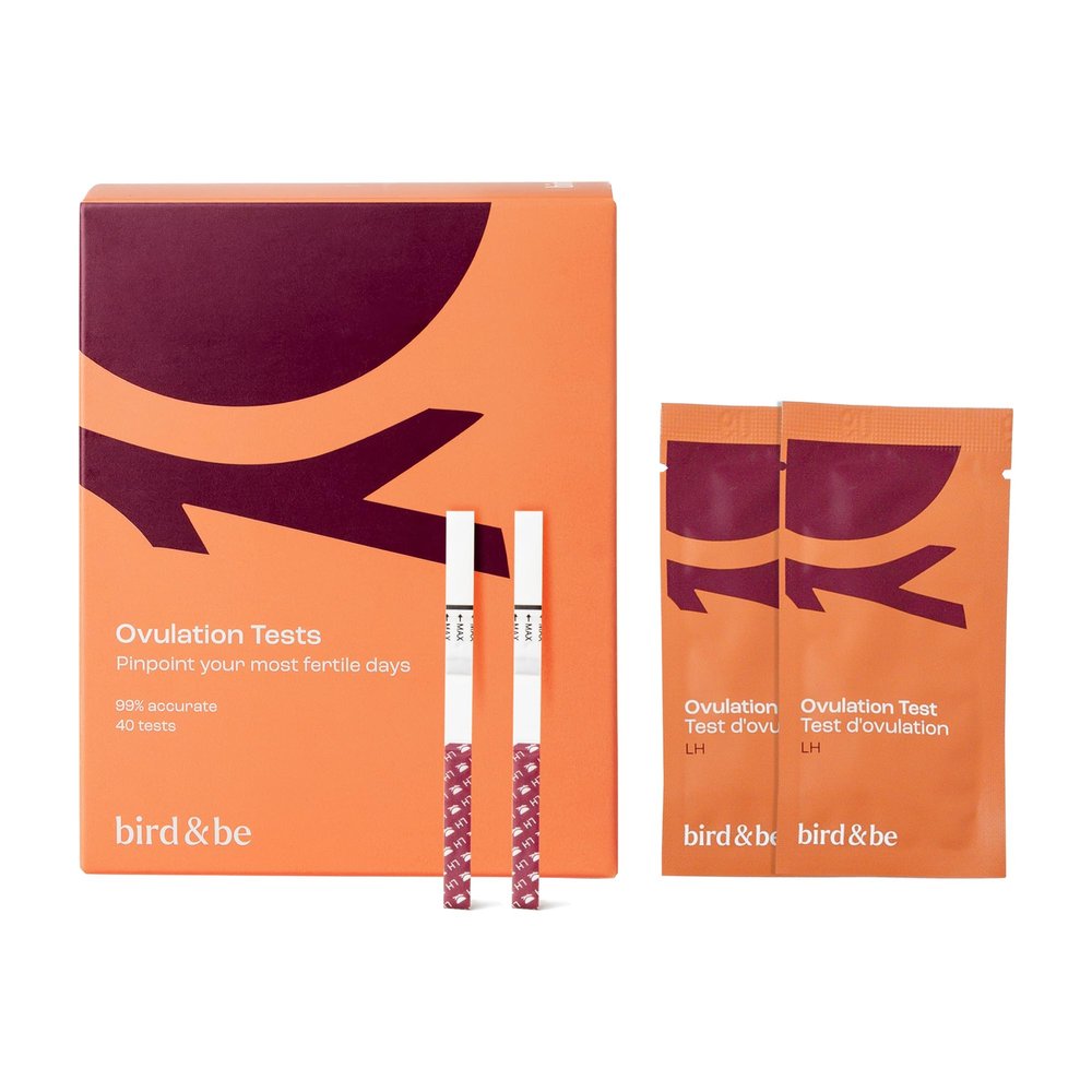 bird&be Ovulation Test Strips (LH) | 40 High-Accuracy Predictor Kits | Track Fertile Window & LH Surge | Eco-Friendly Low-Waste Design | Easy Dip & Read Results | TTC Fertility Monitor