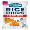 Lundberg Rice Chips, Fiery Hot, 5.5oz, Gluten-Free, Kosher, Non-GMO Verified, Whole Grain Brown Rice view 1