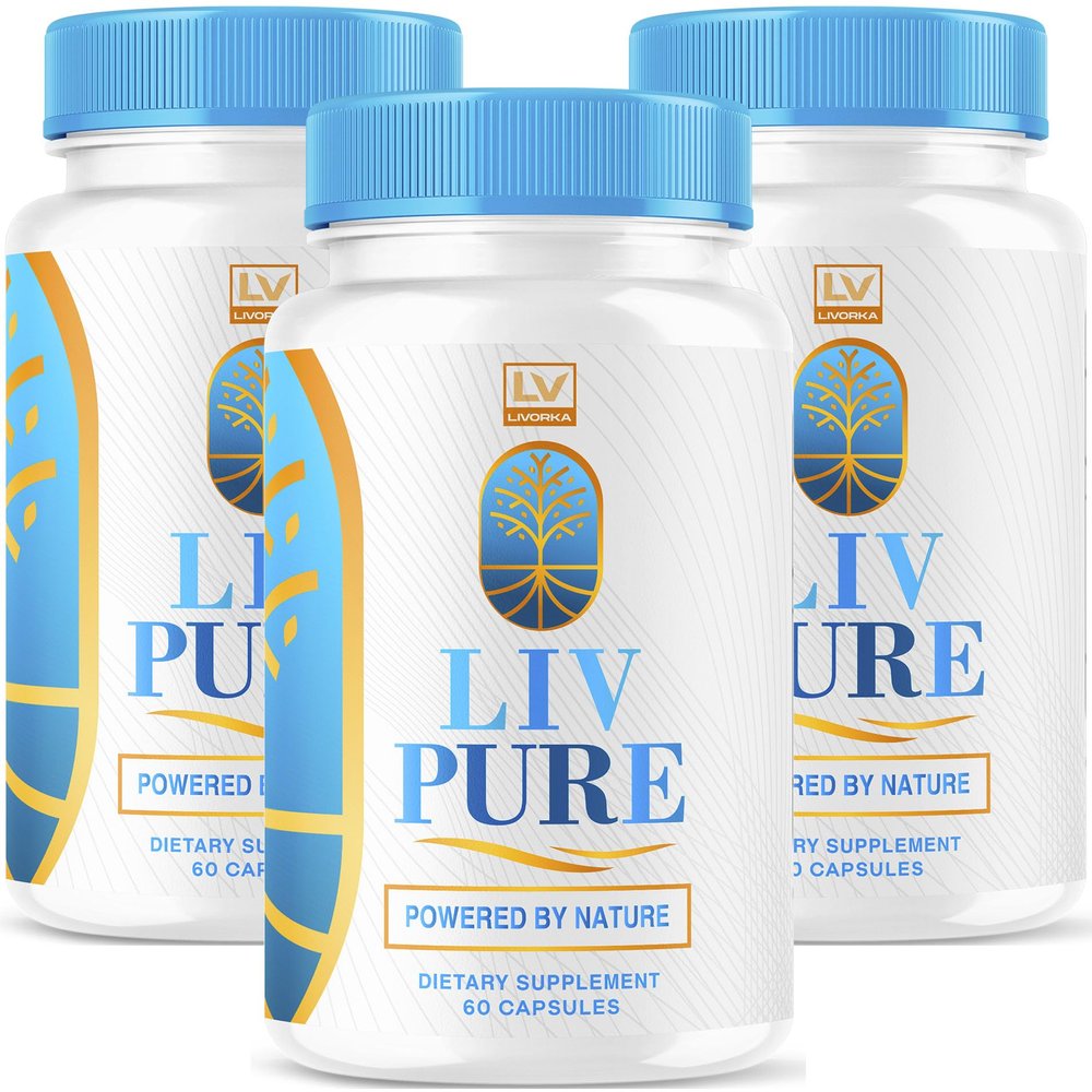 (3 Pack) Liv Pure, Liv Pure Reviews, Liv Pure Pills, Liv Pure Pills Reviews, Livpure, Liv Pure Capsules Liver, LivPure Pill Now in Capsules, 180 Capsules for 90 Day.