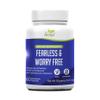 Fearless and Worry Free - Steady Nerves Support  Herbal Supplement  100% Natural and Plant-Based view 1
