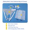 Urine Collection Bag Condom Catheters for Men Reusable Portable Silicone Urinal with 2 Urine Catheter Bags (Elderly Men-Grey) view 2