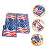 Anneome 40pcs Patriotic Decor American Flag Paper Napkins Independence Day Party Napkins view 2