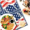 Anneome 40pcs Patriotic Decor American Flag Paper Napkins Independence Day Party Napkins view 3