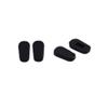 2 Pairs Slip-on Glasses Nose Pads Pieces Covers Soft Silicone Eyeglasses Nosepads Anti-Slip Eyewear Protective Eye Guards Repair Kits(Black) view 2