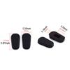 2 Pairs Slip-on Glasses Nose Pads Pieces Covers Soft Silicone Eyeglasses Nosepads Anti-Slip Eyewear Protective Eye Guards Repair Kits(Black) view 4