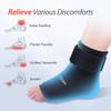 Comfpack Ankle Ice Pack Wrap for Swelling, 2PCS Gel Ankle Foot Ice Pack Wrap with Hot Cold Compression Pain Relief for Plantar Fasciitis, Sprained, Achilles Tendonitis, Heel Spur view 2