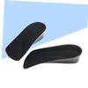 FOMIYES 2pairs Height Increase Half Insoles Pu Invisible Inserts for Men Women Non- Shockproof Fits Shoe Styles Black view 3
