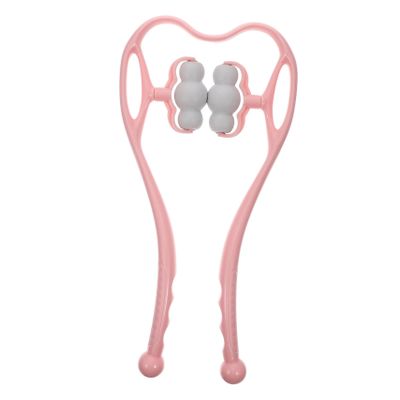 Beavorty Neck Massager Manual Trigger Point Massage Tool Vertebra Roller Neck Pain Relief Material