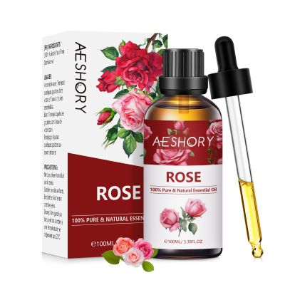 Rose Essential Oils 3.38FL.OZ - Aromatherapy Essential Oils for Diffusers for Home, Rose Scented Oils for Massage, Soap Candle Making Scents - 100ML