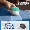 POPCHOSE Fabric Shaver, Lint Remover for Clothes, Electric Lint Shaver with 6-Leaf Blades, Sweater Shavers to Remove Pilling for Clothing, Couch, Furniture, Fuzz, Lint Ball, Bobbles, Spring Green view 2