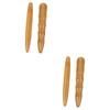 Beavorty 4pcs Sturdy Wooden Foot Massage Sticks Acupoint Massager for Body Tools Hand and Back view 1