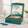 PACKQUEEN 5 Extra Large Green Gift Boxes with Windows, 16.3x14.2x5 Inches Clear Gift Boxes for Presents Contain Ribbons, Cards, Groomsmen Proposal Boxes Magnetic Lids (Glossy Green) view 2