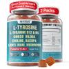 11-IN-1 Brain Supplement for Memory and Focus with L-Tyrosine L-Theanine, Methylated B12 & B6, Lion's Mane Mushroom, Ginkgo Biloba, Bacopa Monnieri, Choline for Focus, Nootropic, Energy, 2Packs view 1