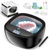 Wireless Ultrasonic Retainer Cleaner, Rechargeable Ultrasonic Cleaning Machine for Dentures, Retainer, Aligner, Mouthguards and Toothbrush Head, 43kHz Portable Ultra Sonic Jewelry Dental Clean Pod view 1
