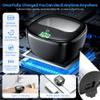 Wireless Ultrasonic Retainer Cleaner, Rechargeable Ultrasonic Cleaning Machine for Dentures, Retainer, Aligner, Mouthguards and Toothbrush Head, 43kHz Portable Ultra Sonic Jewelry Dental Clean Pod view 3