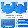 Comfpack Ice Pack for Neck and Shoulder Pain Relief, Neck Ice Pack Wrap Gel Reusable Hot Cold Compress Therapy Upper Back Large Ice Pack for Injuries, Swelling, Cervical Surgery, Sprain view 2