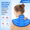 Comfpack Ice Pack for Neck and Shoulder Pain Relief, Neck Ice Pack Wrap Gel Reusable Hot Cold Compress Therapy Upper Back Large Ice Pack for Injuries, Swelling, Cervical Surgery, Sprain view 3