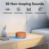 Sleep Sound Machine White Noise Machine with 30 Non Looping Sounds 12 Night light Colors with 5 Timers 36 Adjustable Volume Memory Function Brown Noise Machine for Baby kid Adult & Home Nursery Travel view 2