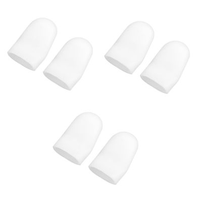 FOMIYES 36pcs Silicone Toe Sleeve Protectors Gel Toe Caps for Corns Blisters Calluses Protection Reusable Guards Slip Surface