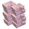 LADY&HOME 10 Pcs Gift Boxes with Lids, Bridesmaid Proposal Box with Ribbon,Paper Boxes for Wedding,Gift Packing,Birthday,Party,Christmas (Pink) view 1