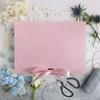 LADY&HOME 10 Pcs Gift Boxes with Lids, Bridesmaid Proposal Box with Ribbon,Paper Boxes for Wedding,Gift Packing,Birthday,Party,Christmas (Pink) view 3