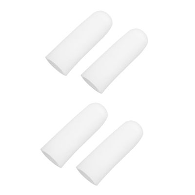 FOMIYES 2sets Toe Cap Toe Corn Protectors Finger Soft Silicone Toe Sleeves for Men Women Instant Relief 2pc*2