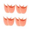 NOLITOY 4pairs Breathable Toe Protectors for Dancers and Athletes Comfortable Gel Toe Covers for Blisters and Pressure Relief of Professional Forefoot Guards for High Heels and Athletic view 1