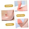 NOLITOY 4pairs Breathable Toe Protectors for Dancers and Athletes Comfortable Gel Toe Covers for Blisters and Pressure Relief of Professional Forefoot Guards for High Heels and Athletic view 2