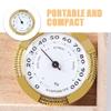 Baluue 60mm Metal Hygrometer for Humidor, Adjustable Humidity Gauge for Accurate Measurement, Assorted Color, Ideal for Box, Guitar Case, Home Use view 4