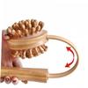 Beavorty 1pc Hand-held Bamboo Massage Hammer Versatile Stress Relief Tool for Neck Shoulder and Back Massage and Non-Slip Design for Easy Use for Daily Relaxation and view 3