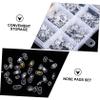 Beavorty 300pairs Glasses Nose Pads Comfortable PVC Material Easy Storage Box Thin Nose Protectors view 2
